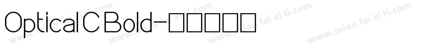 Optical C Bold字体转换